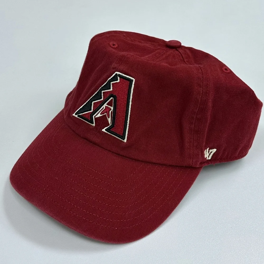Arizona Diamondbacks MLB Baseball ‘47 StrapBack Dad Hat Red - Picture 1 of 6